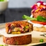Quinoa, Beet and Edamame Burger